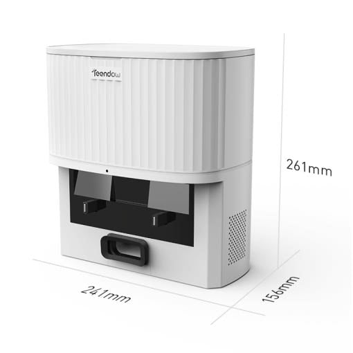 Teendow 고성능 LDS센서 먼지비움 로봇청소기 전용앱연동 맵핑가능+물걸레 패드X2+필터X2+사이드 브러시X2+1년보증